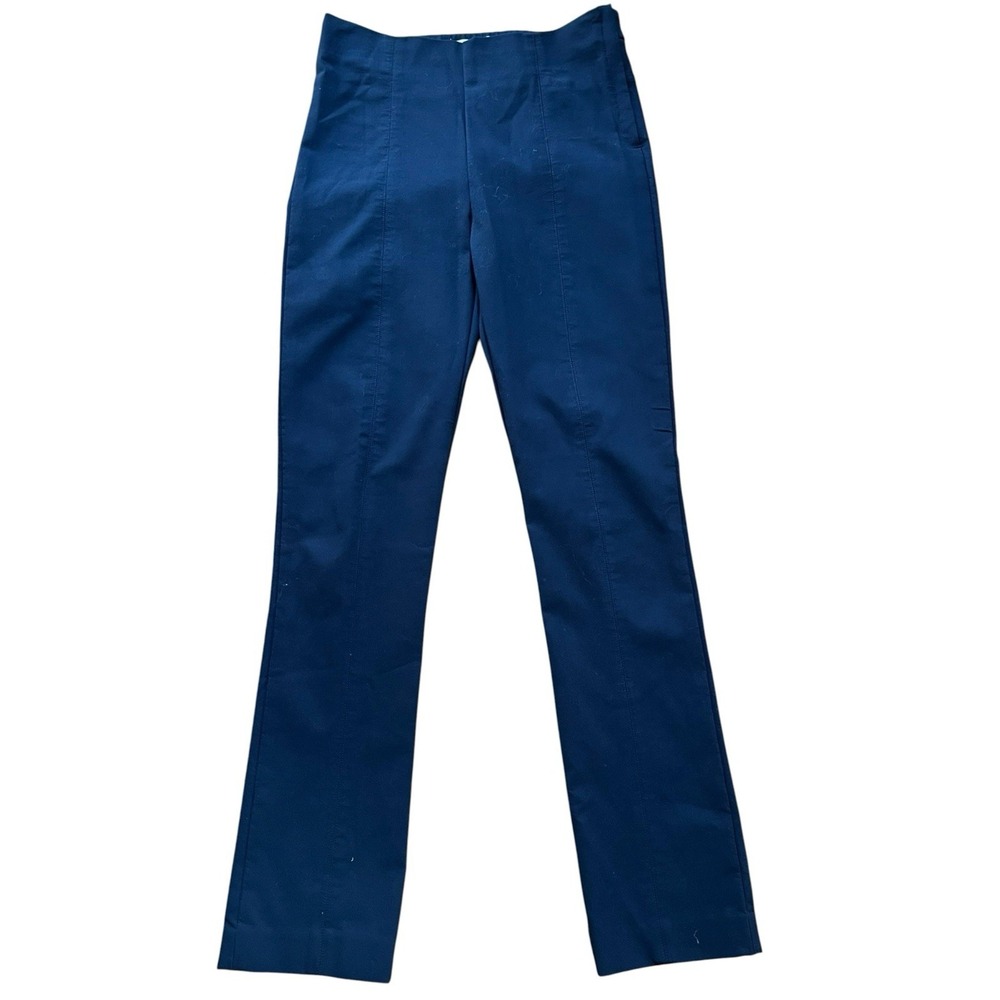MM LAFLEUR The Foster Cigarette PowerStretch Pants Navy BluebWomen's Size 4